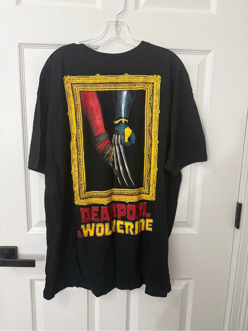 Marvel Deadpool & Wolverine Graphic T-Shirt Black 2X TTG  New
